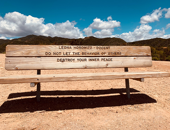 working together - bench